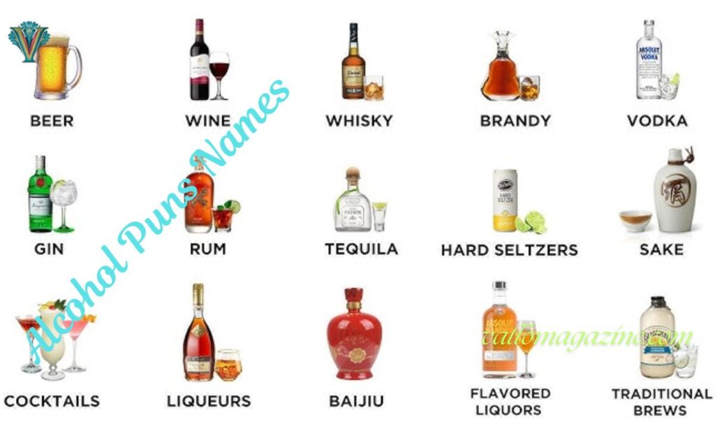 Alcohol Puns Names 