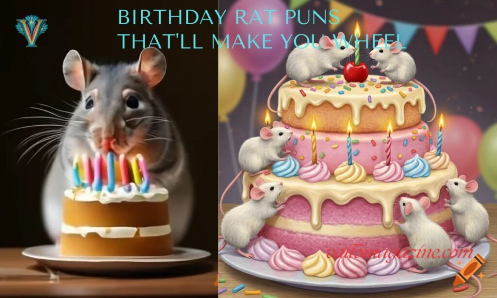 Birthday Rat Puns That'll Make You Wheel
