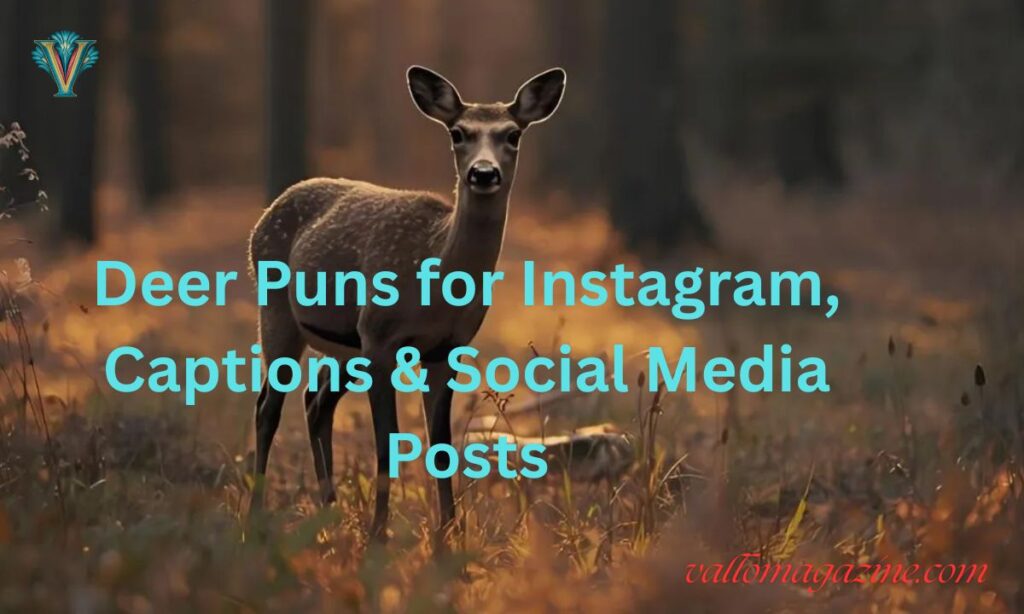 Deer Puns for Instagram, Captions & Social Media Posts