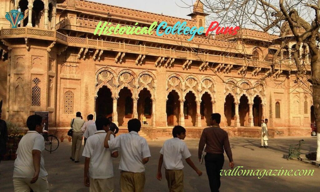 Historical College Puns